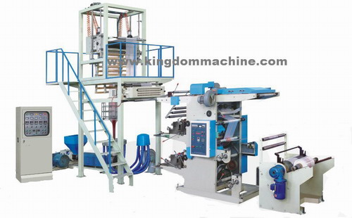 Blown Film Machine Connect Flexo Printing Machine